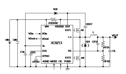 Torex XC9213DC/DC