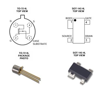 Linear Systems 3N163/3N164 PϵMOSFET