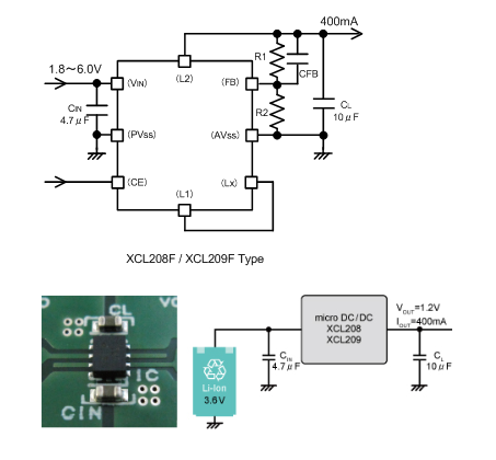 Torex XCL209ϵгСͽDC/DCD(zhun)Q
