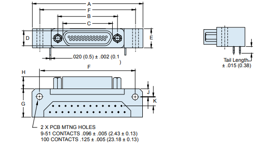 MWDM Glenair Micro-D ϵгߴD