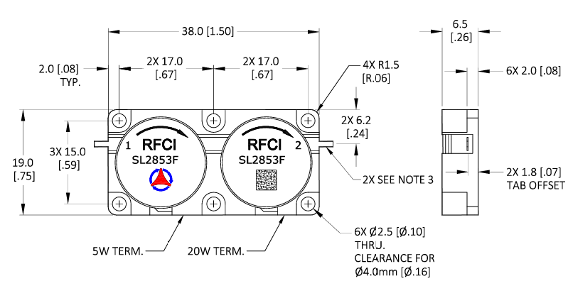 SL2853F CW 20Wp^xRFCI
