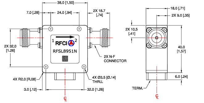 RFCI RFSL8951N 20W N͸xߴD