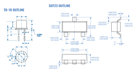 Solitron 2N43382N4339 NϵJFET