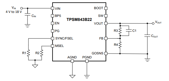 TPSM843B22ģK늸TI ݃x